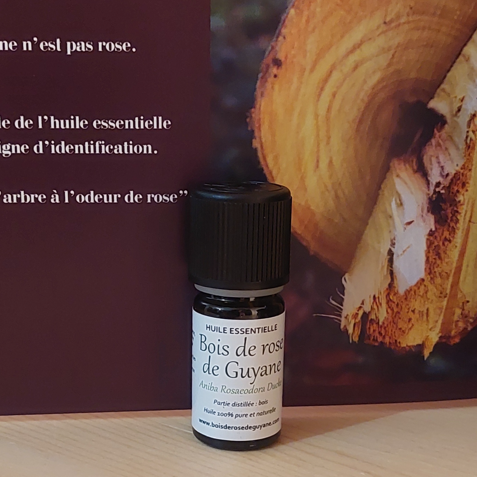 Huile essentielle de Bois de Rose de Guyane - 5ml
