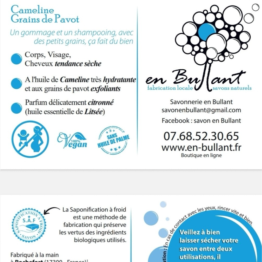 Savon Cameline Pavot - 100g