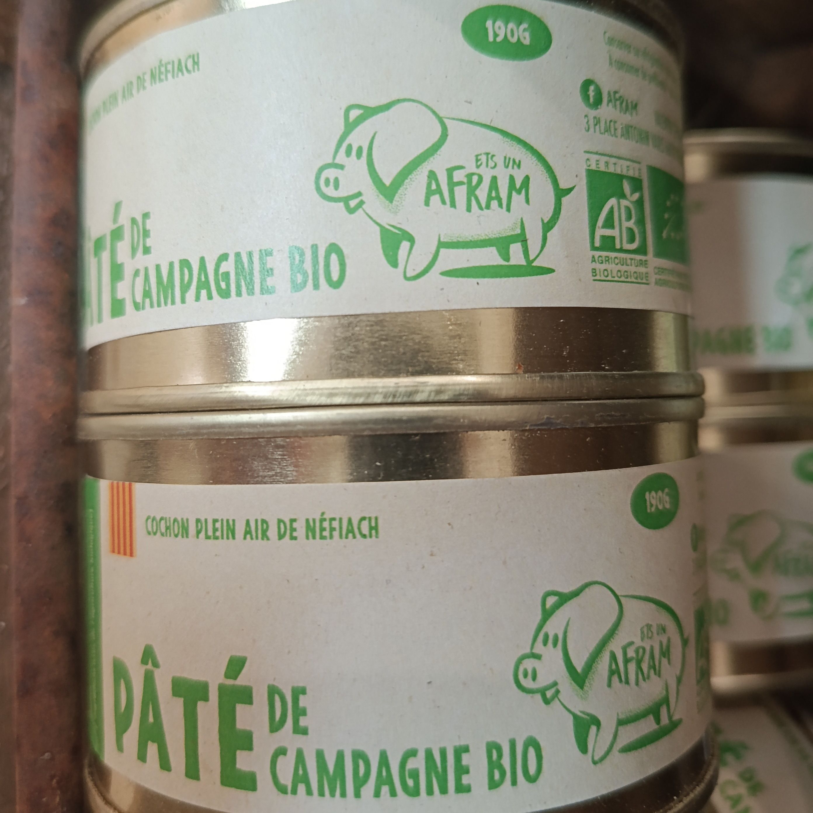PÂTÉ DE CAMPAGNE 190GR - AFRAM