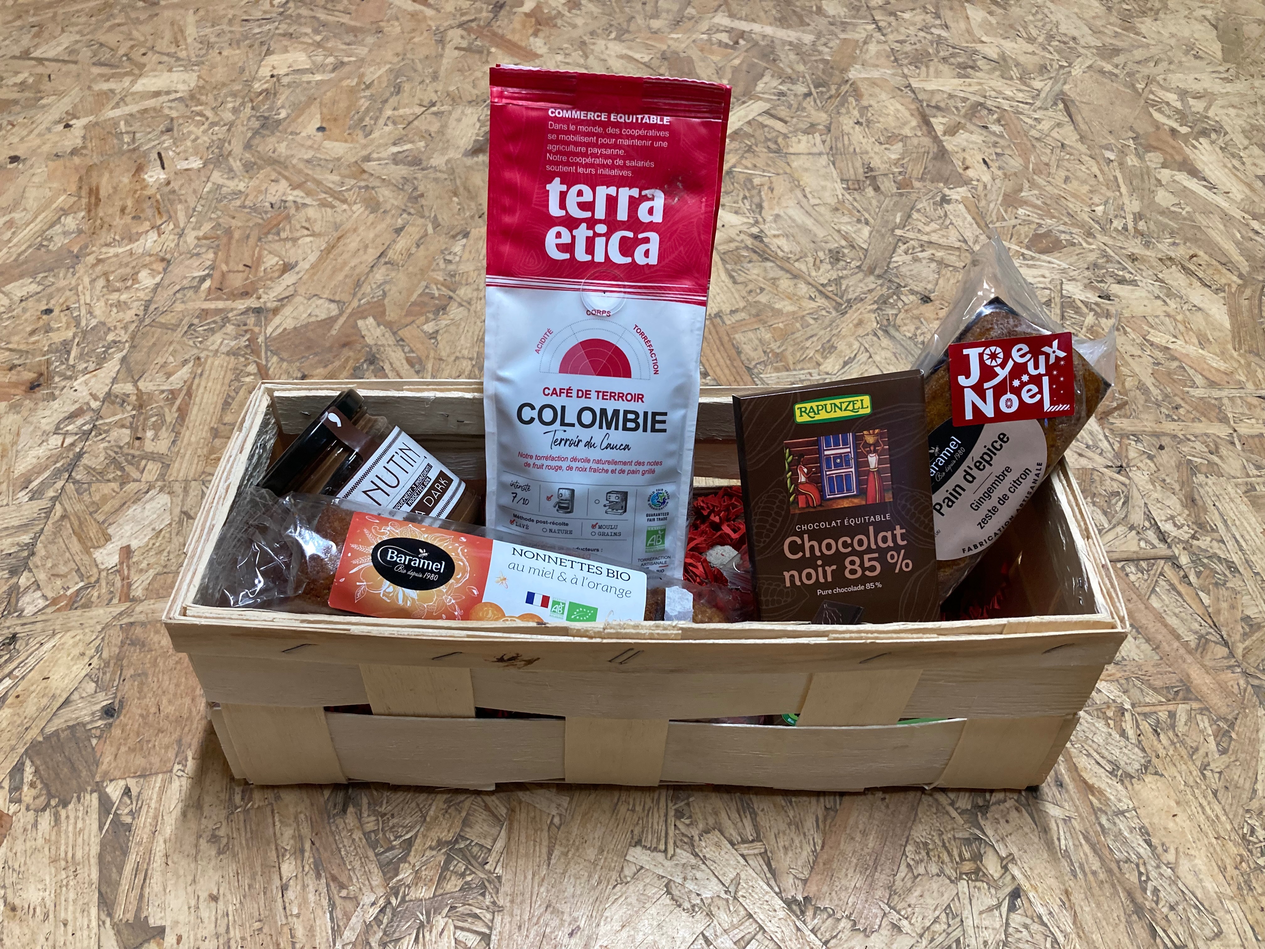 Panier Pause Café Gourmande - Prêt à offrir