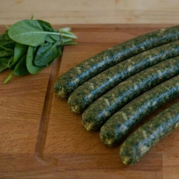 Chipolatas épinards