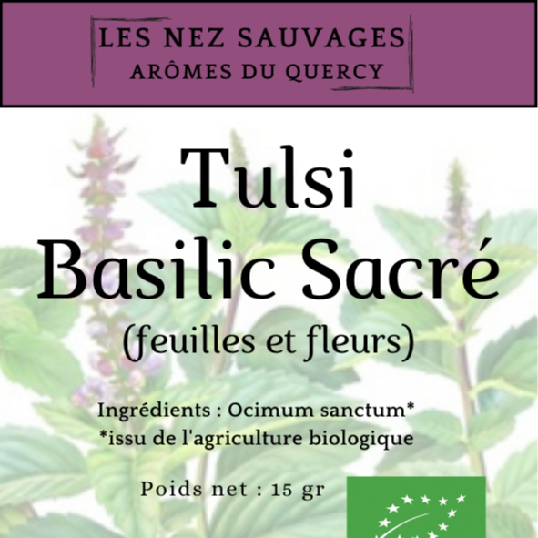 Tulsi Basilic Sacré - 15g