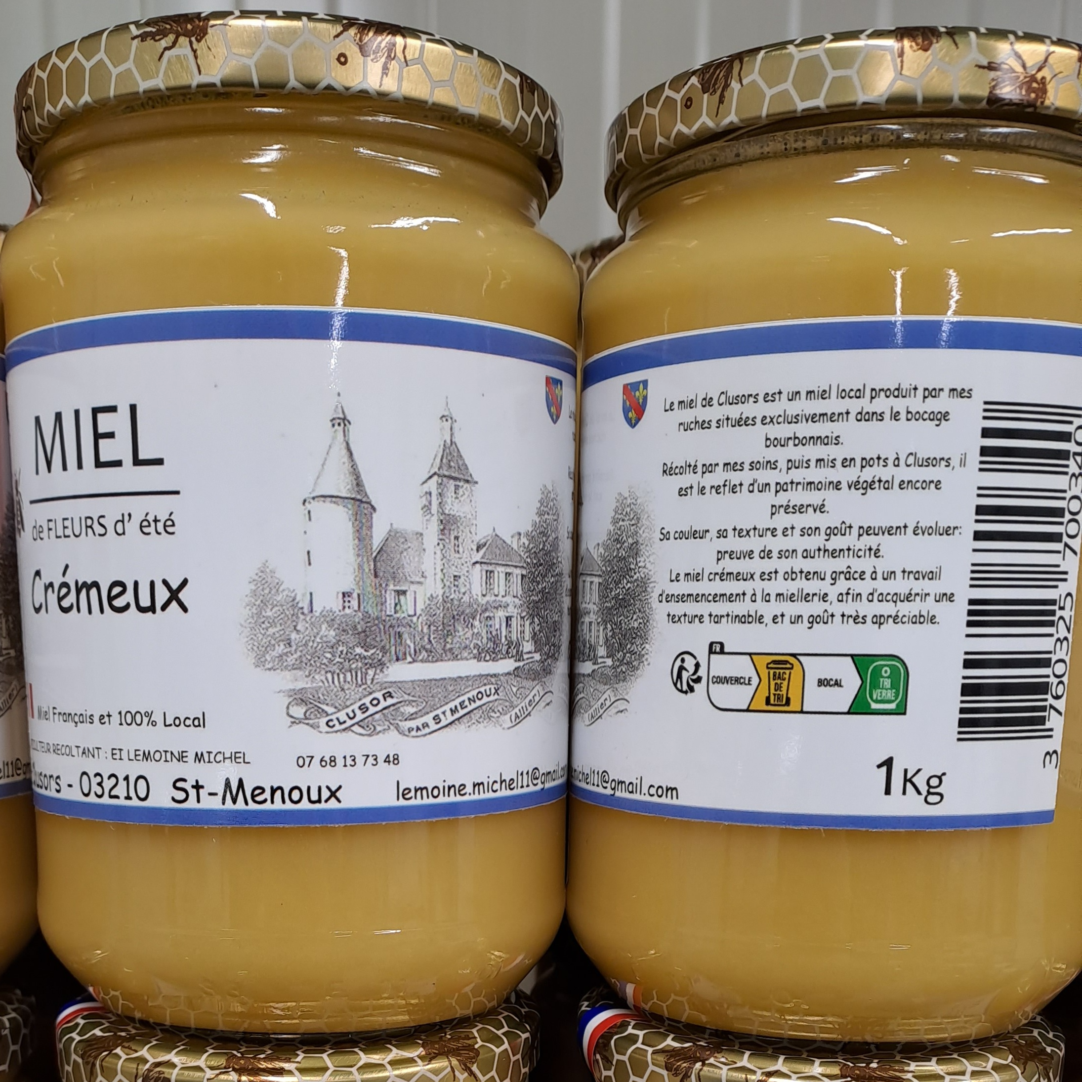 Miel de Fleurs été crémeux 1kg