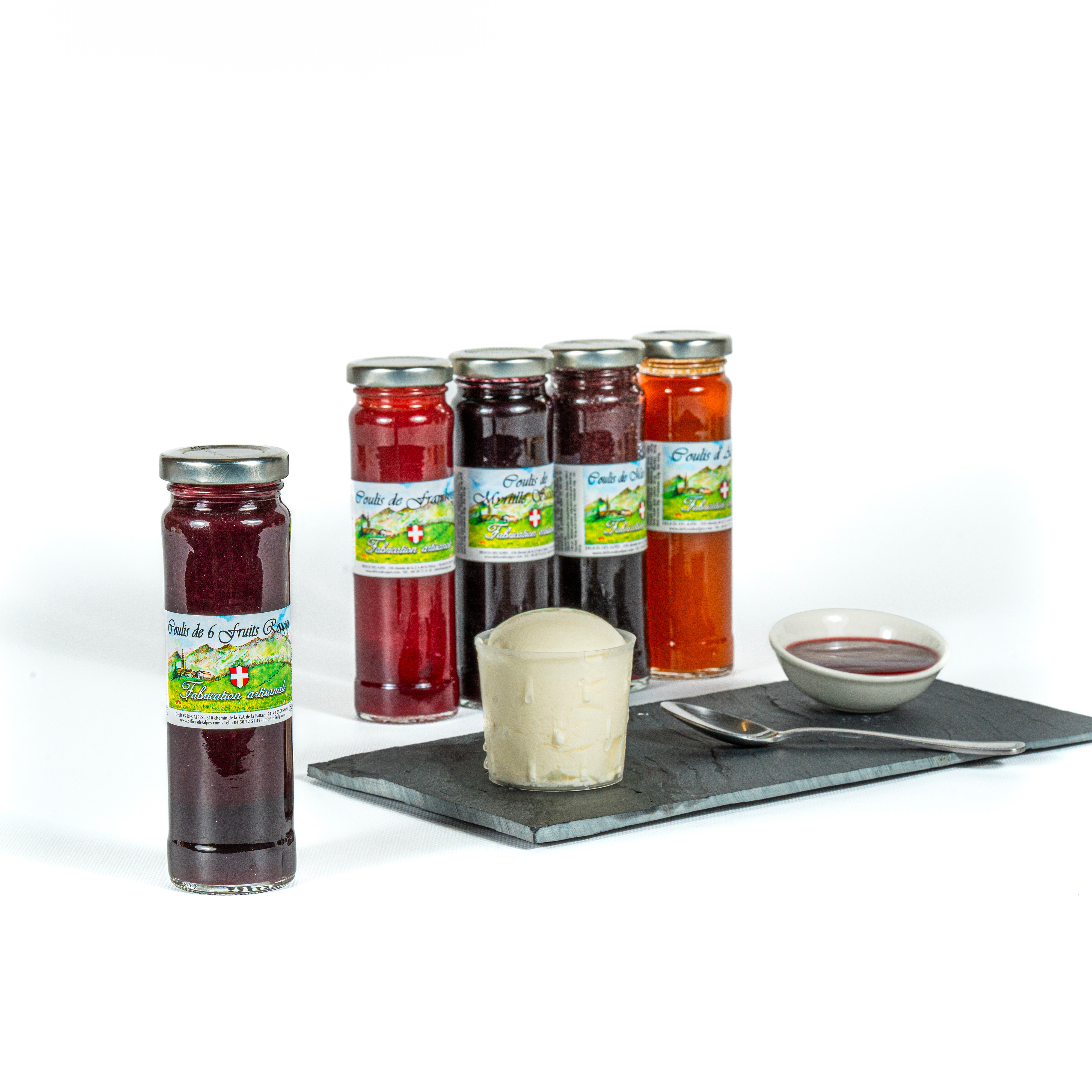 COULIS MYRTILLE/FRUIT ROUGE - 160g