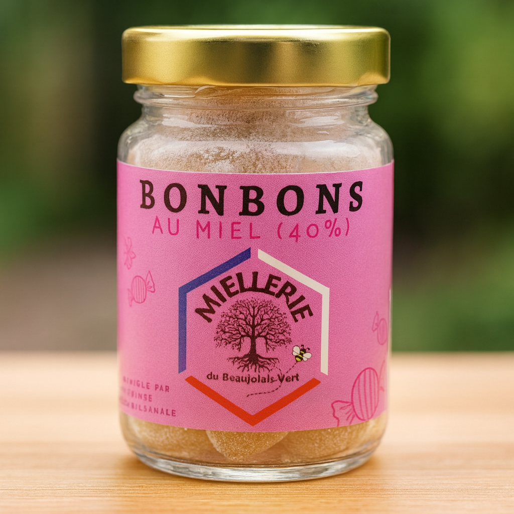 Bonbons 40% Miel Pot de 60g - 60g