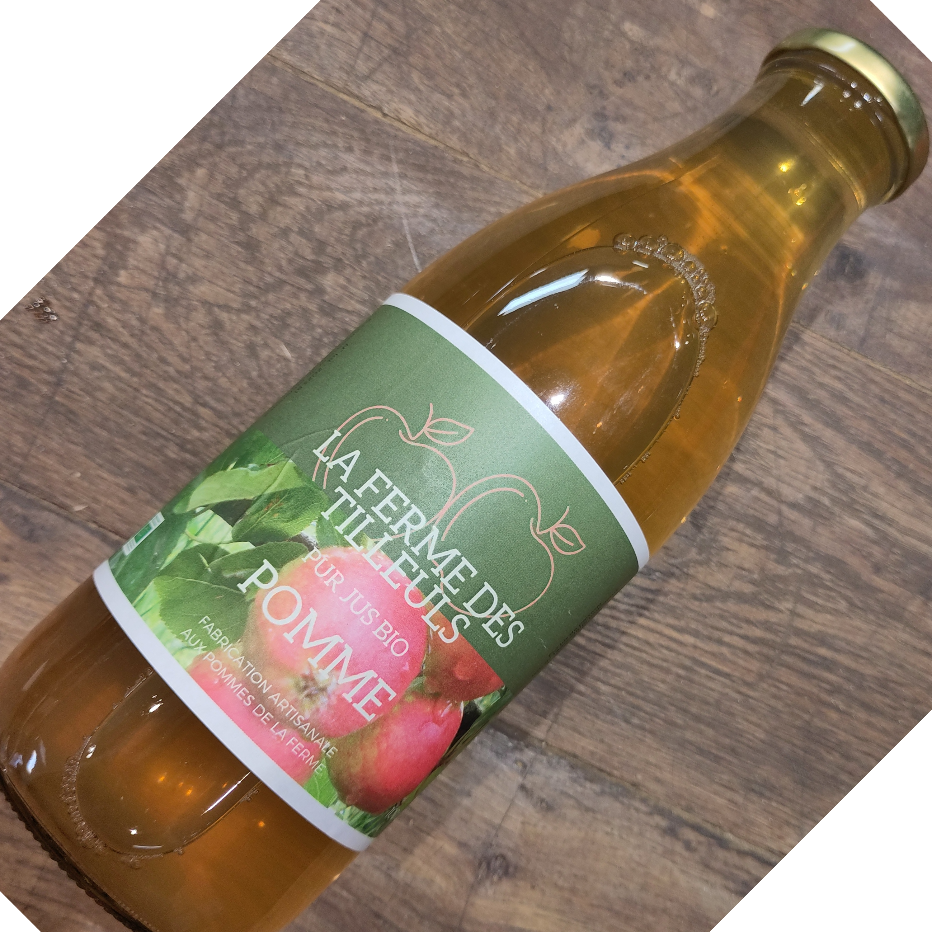 Jus de pomme de la ferme BIO 1L