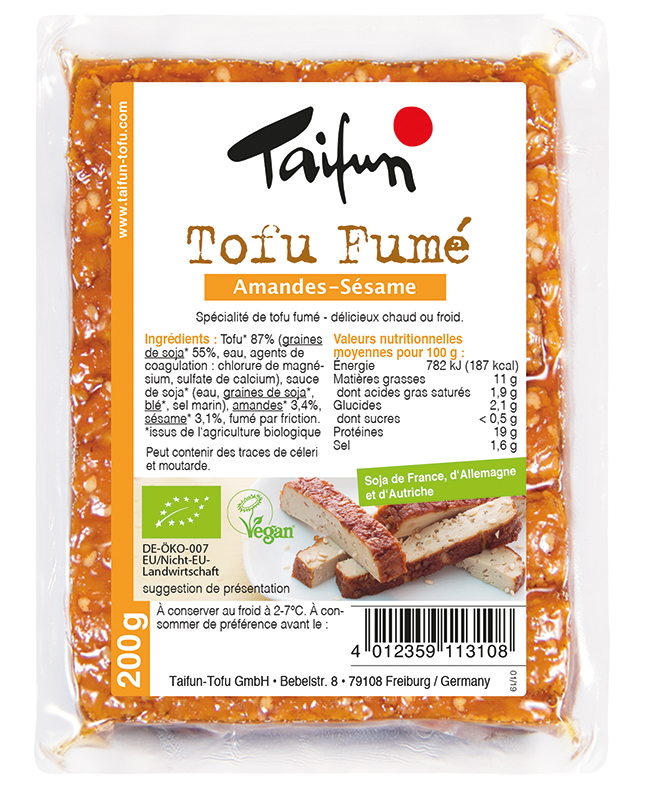 Tofu fumé Amandes-Sésame - 200g