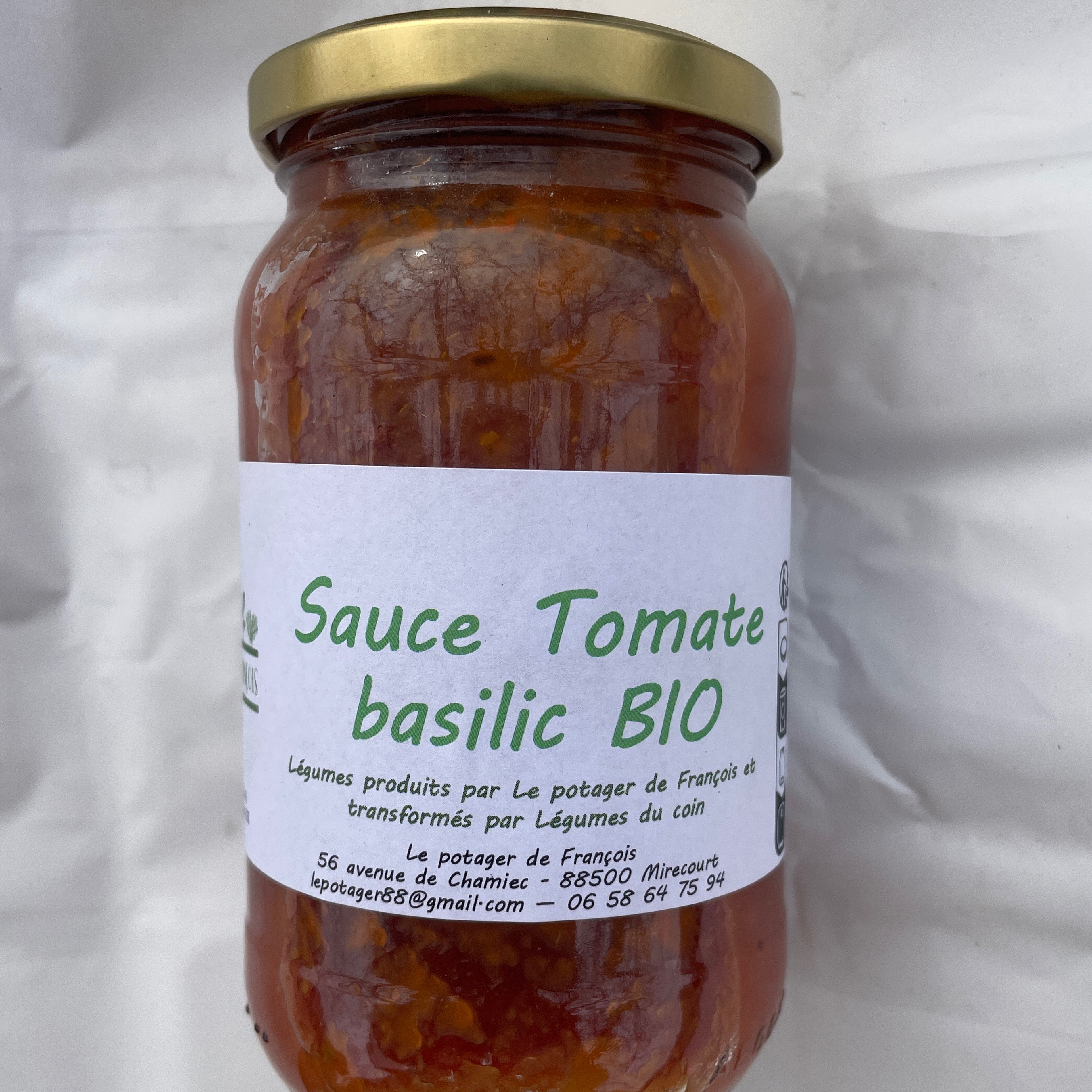 Sauce tomate basilic du Potager