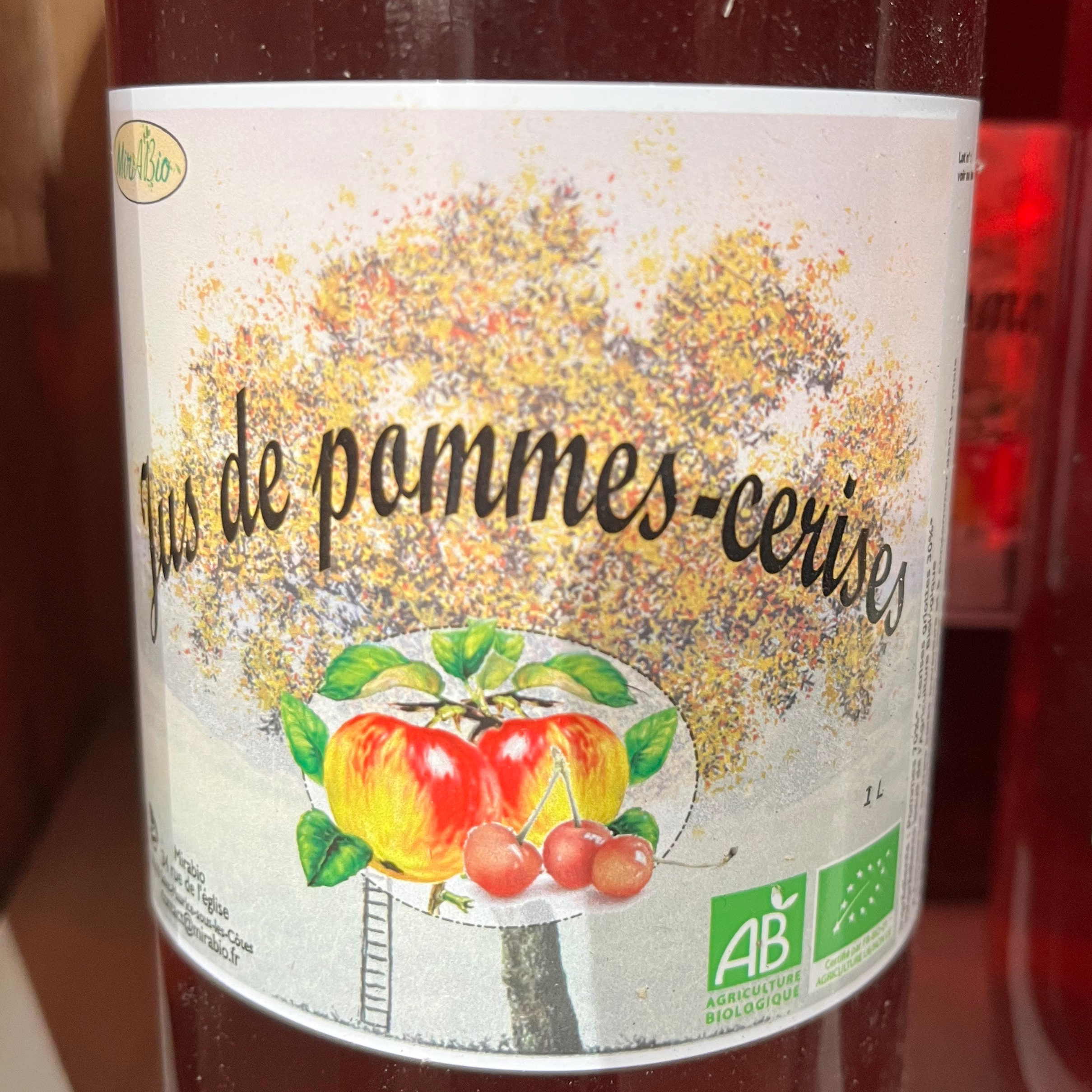 JUS DE POMMES-CERISE