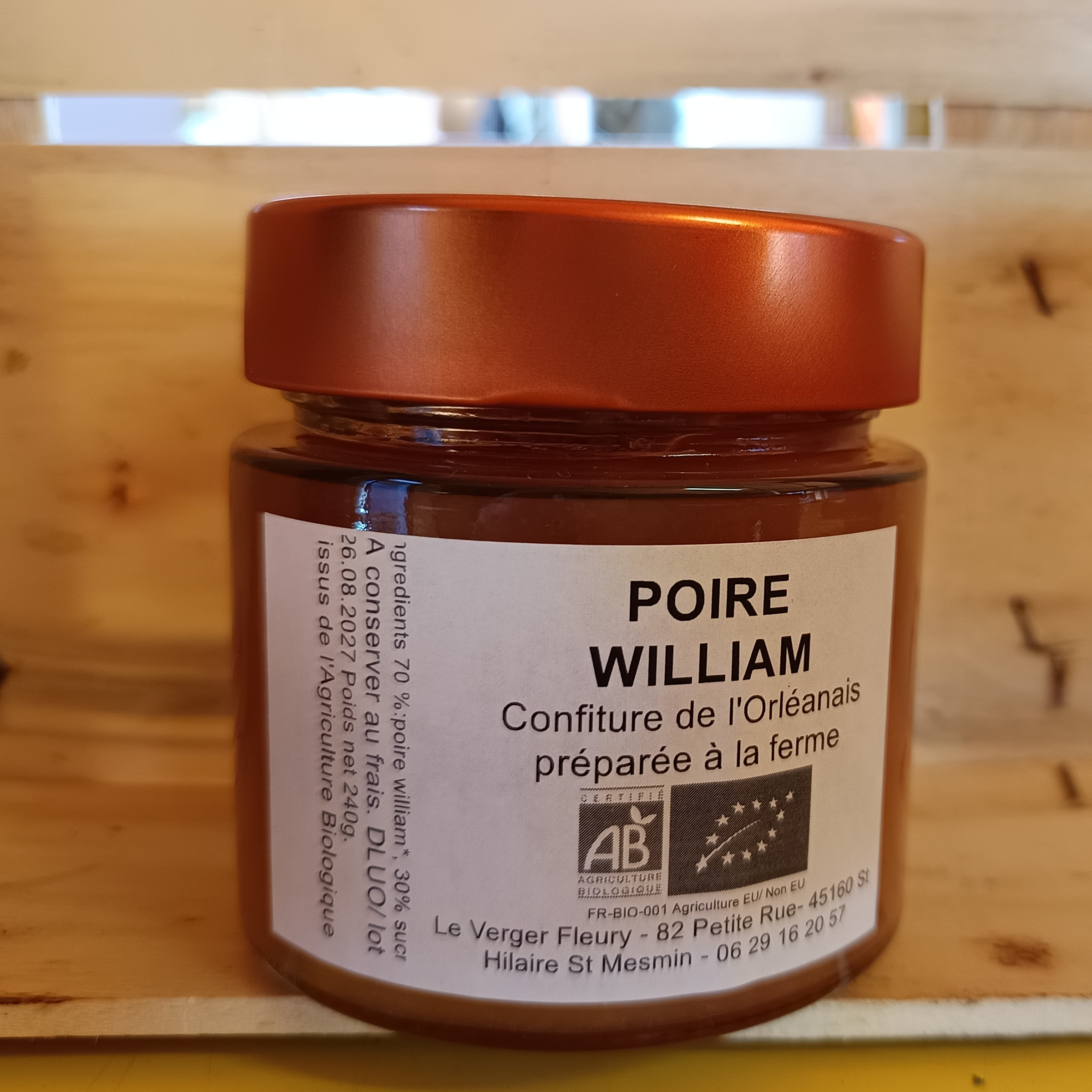 Confiture POIRE WILLIAMS