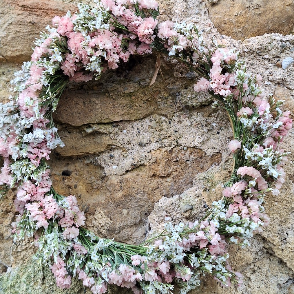 Couronne "Daphnée" diamètre 25 cm - 80g