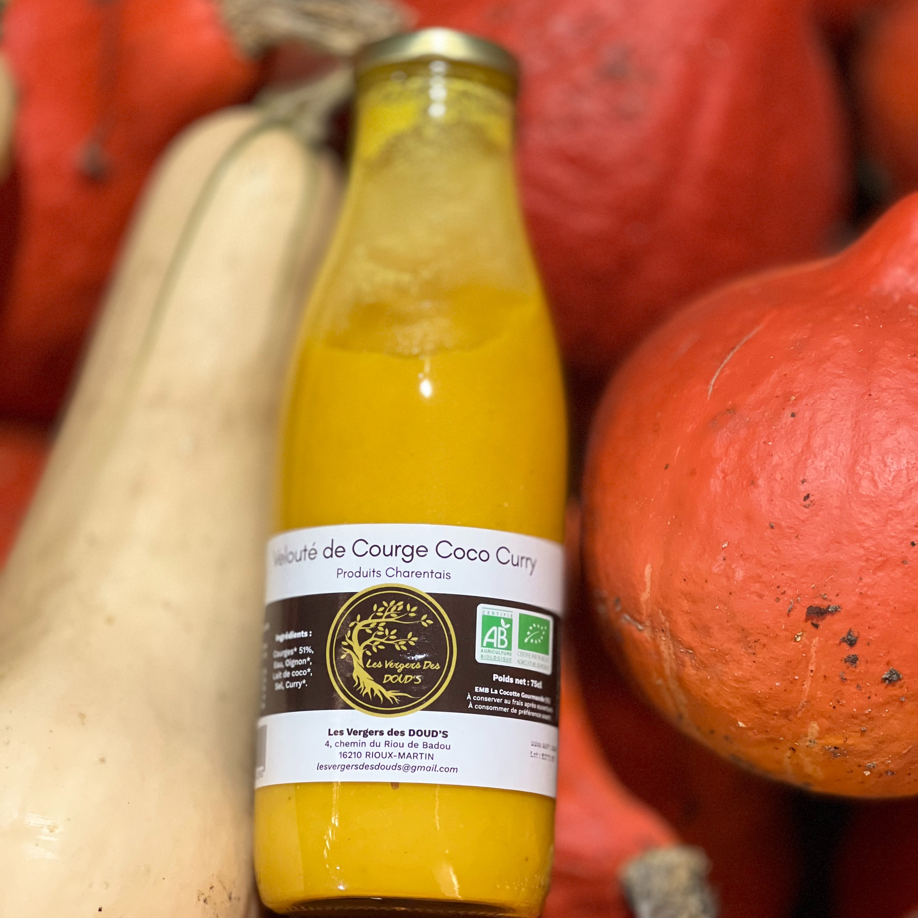 Velouté de courges Coco Curry, 0,75 L