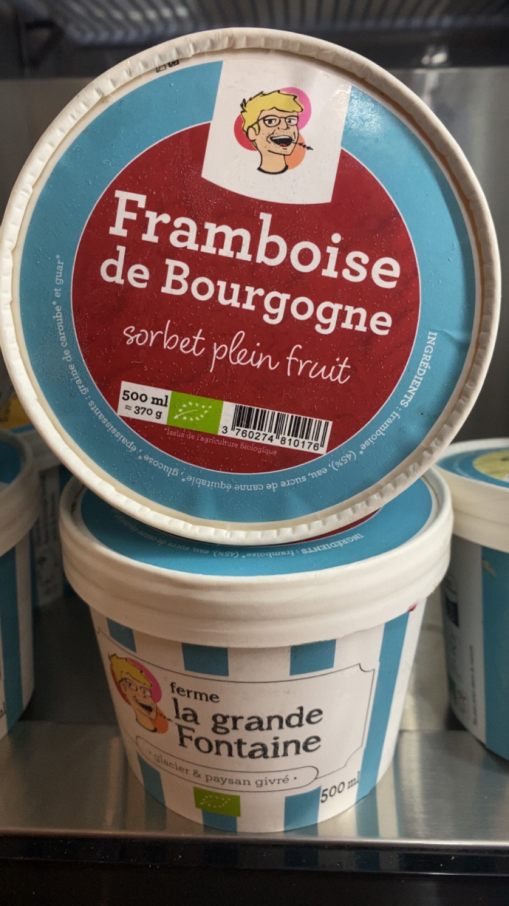 Sorbet Framboise de Bourgogne 500 ml