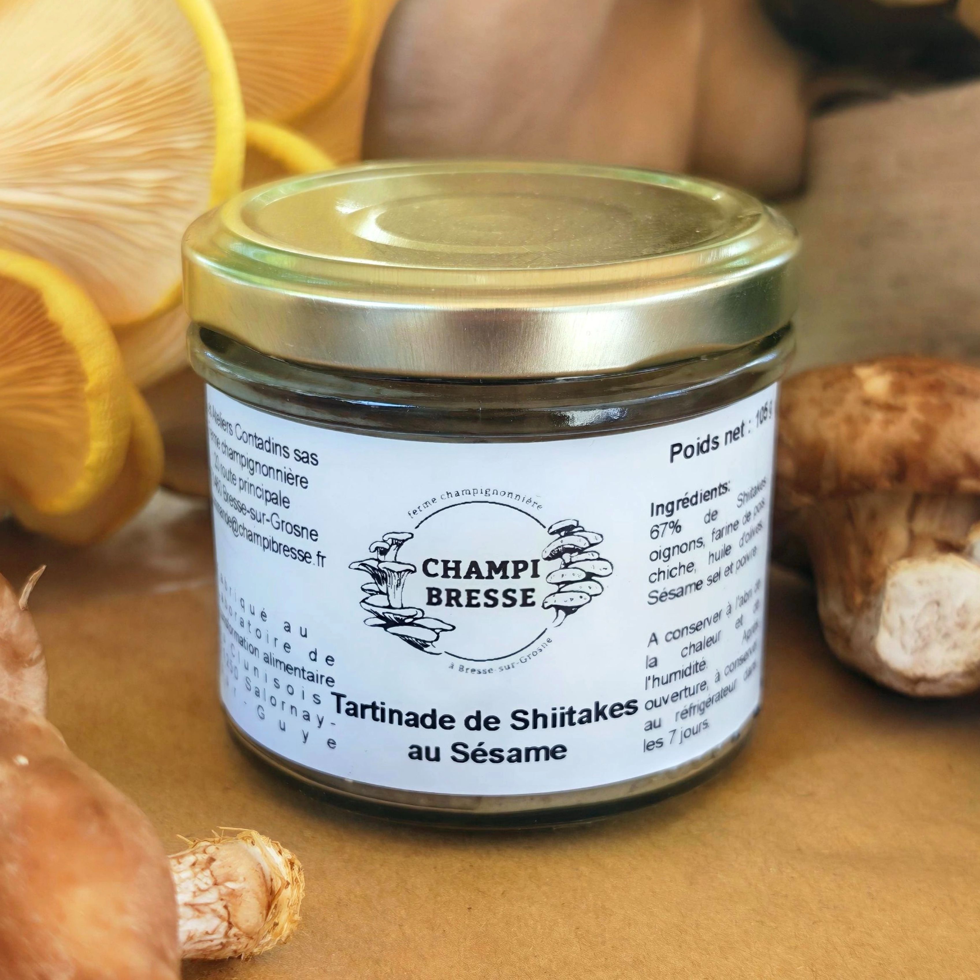 Tartinades de Shiitakes Sésame - 105g