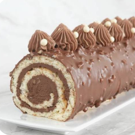 Bûche roulée chocolat 4pers