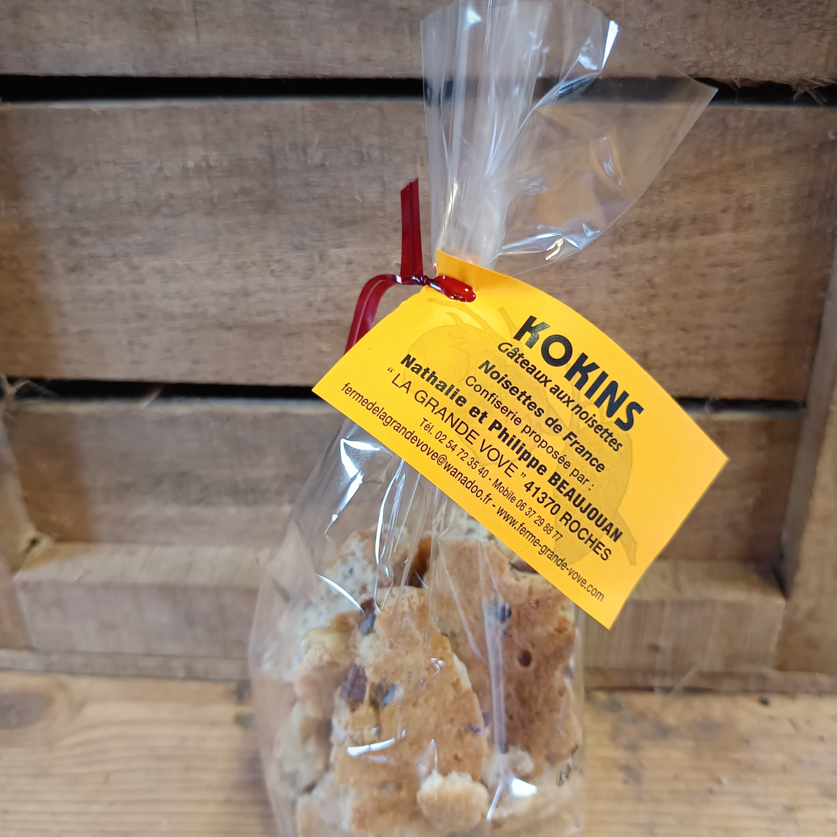 KOKINS - Biscuits aux noisettes (100g.)