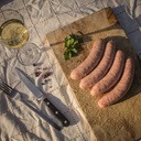 Saucisses au muscadet bio (x4) - 0,45kg