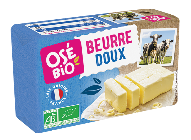 Beurre doux moulé - 250g
