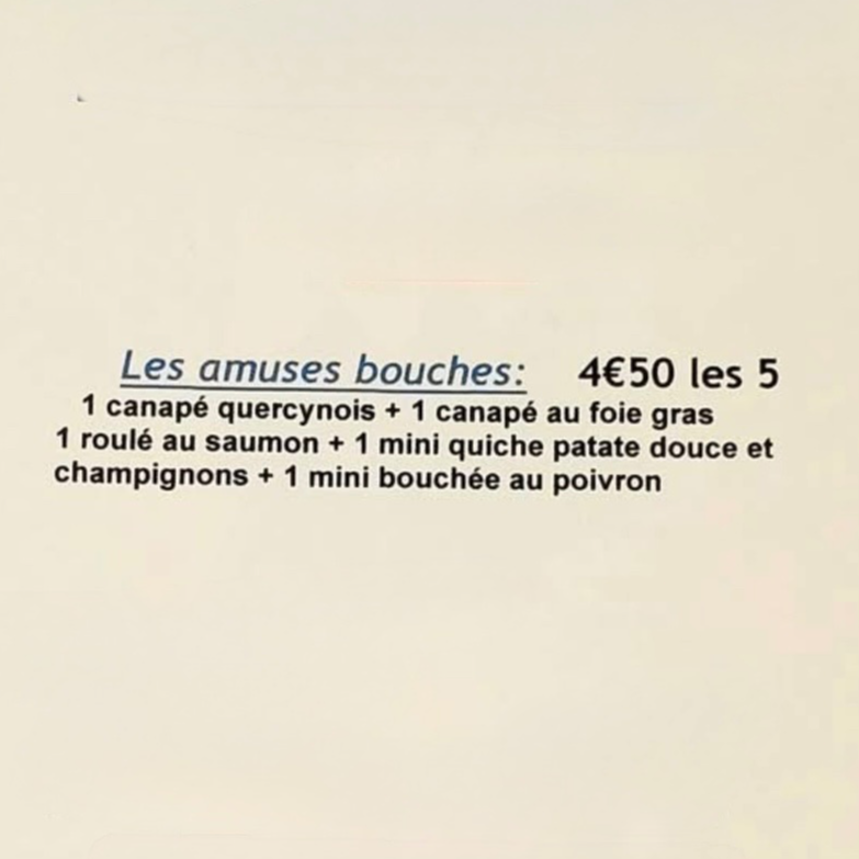 Amuses bouches les 5