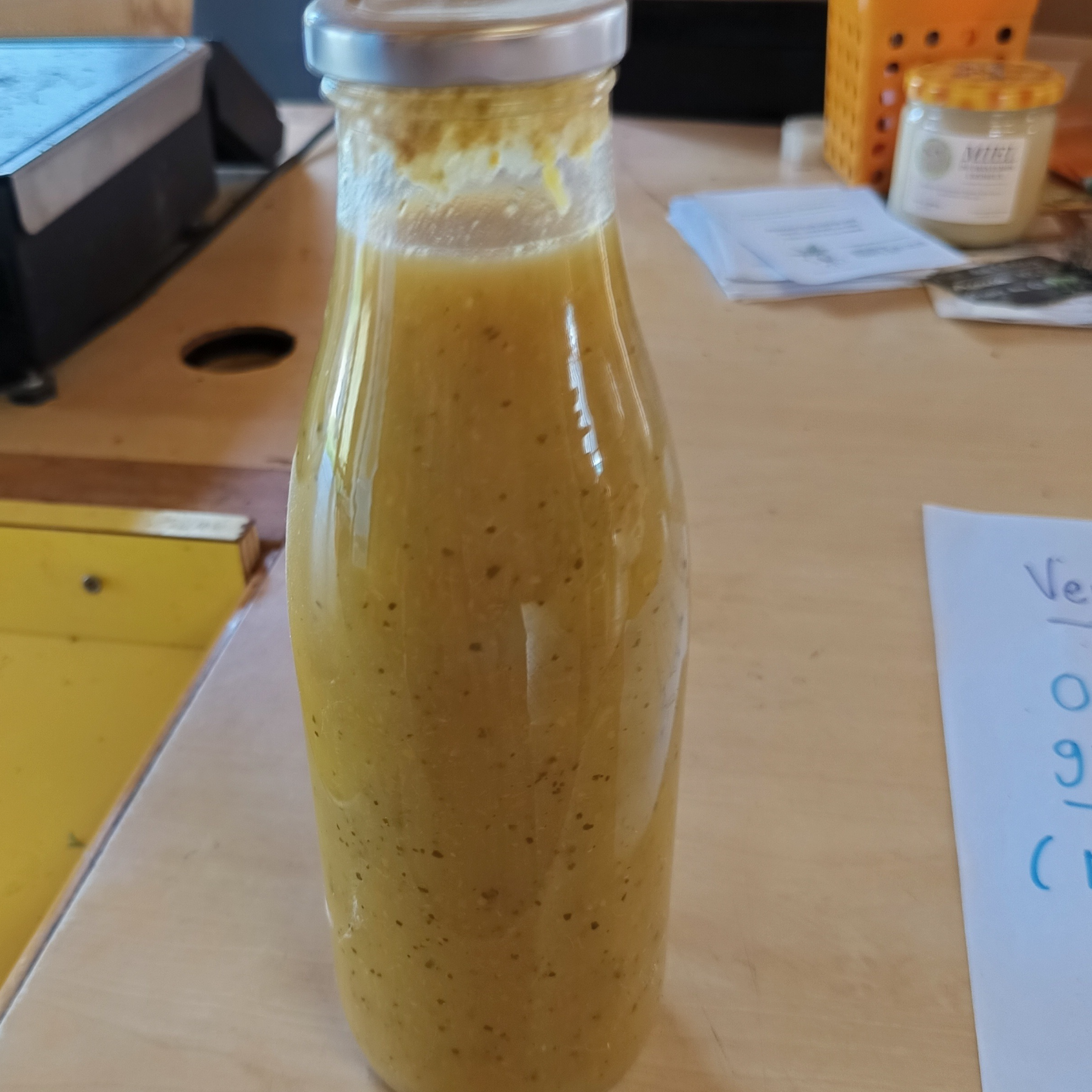 Velouté de courgettes - curry