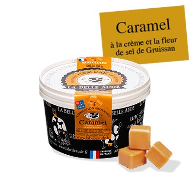 Glace caramel La Belle Aude