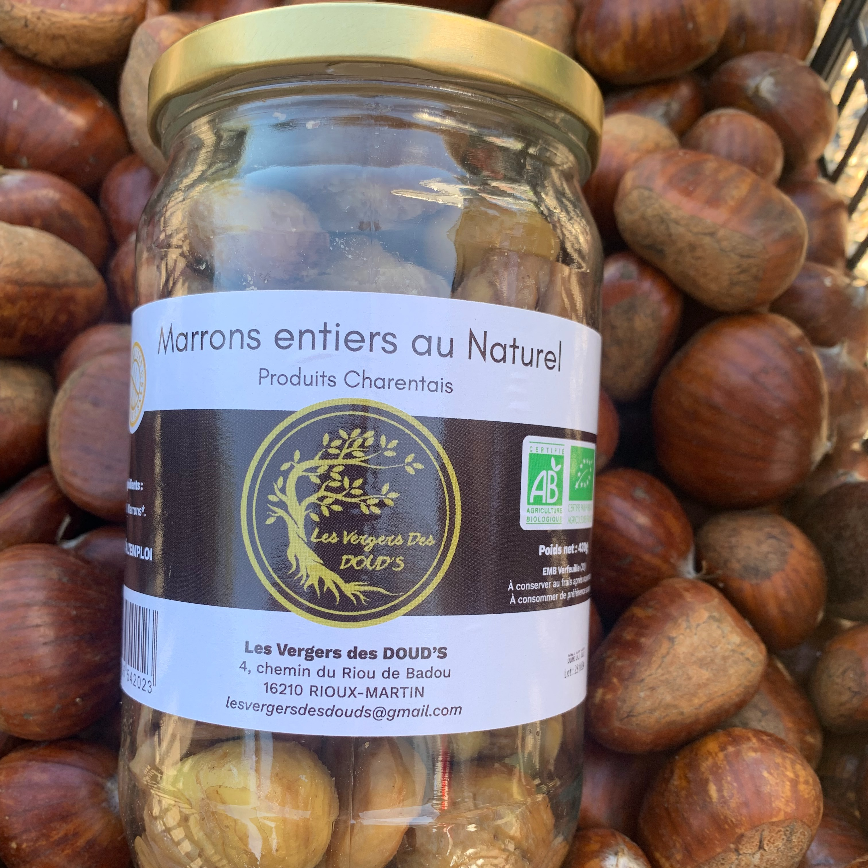 Marrons au Naturel, 430g