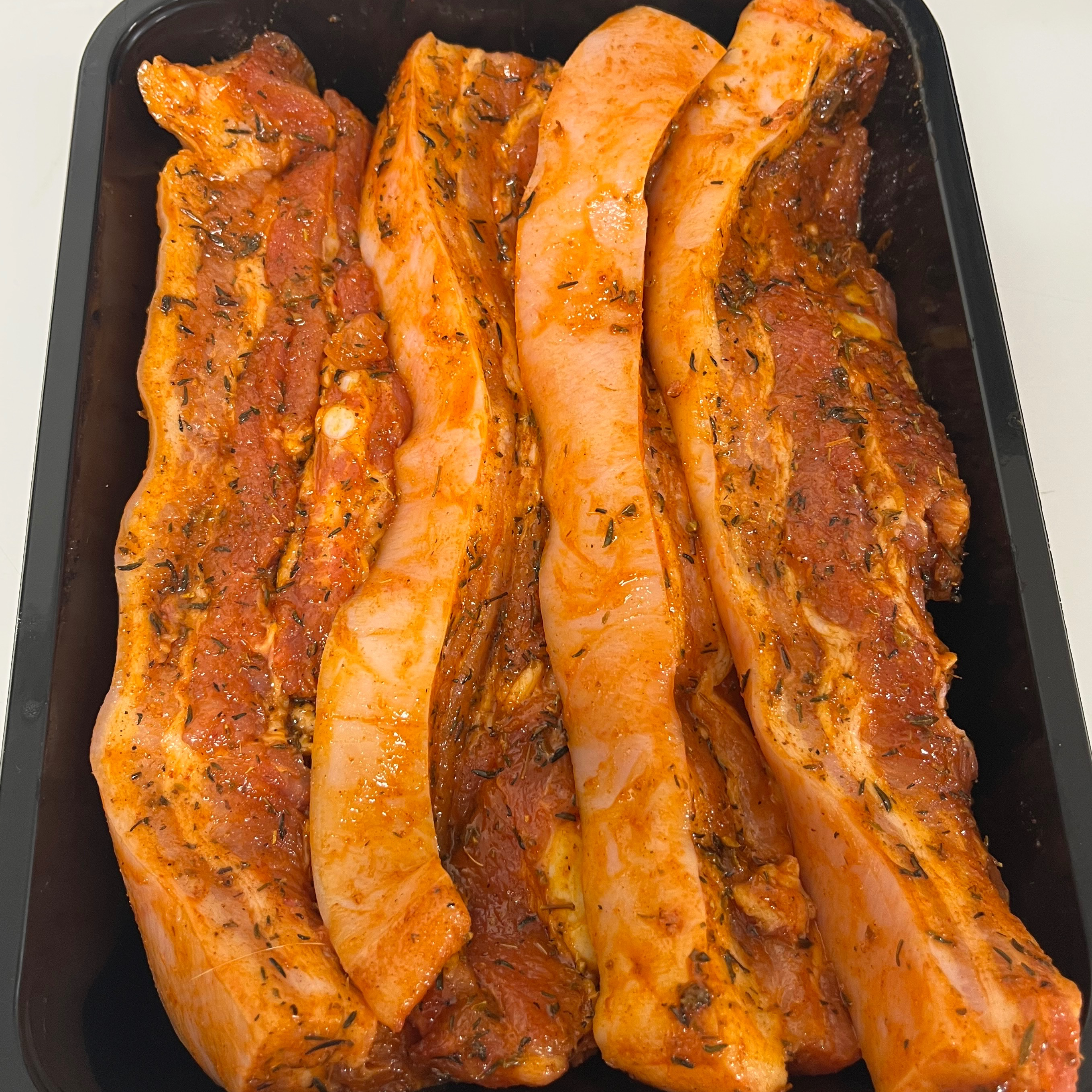 Tranche de poitrine marinée x4 - 500g