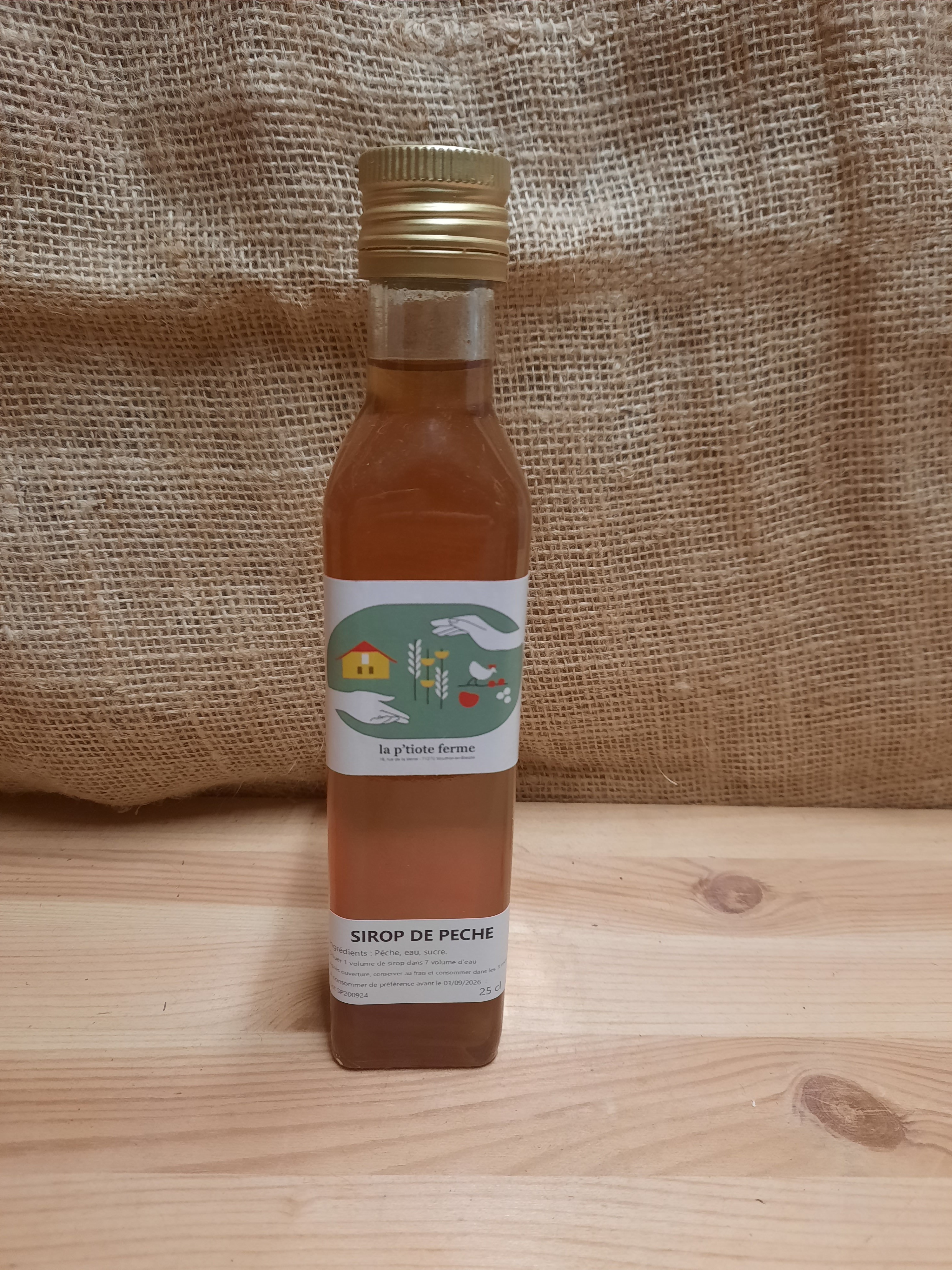 Sirop de Pêche - 250ml