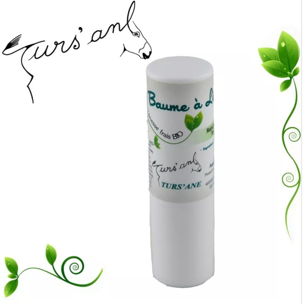 BAUME POUR LES LÈVRES AU LAIT FRAIS D'ÂNESSE BIO