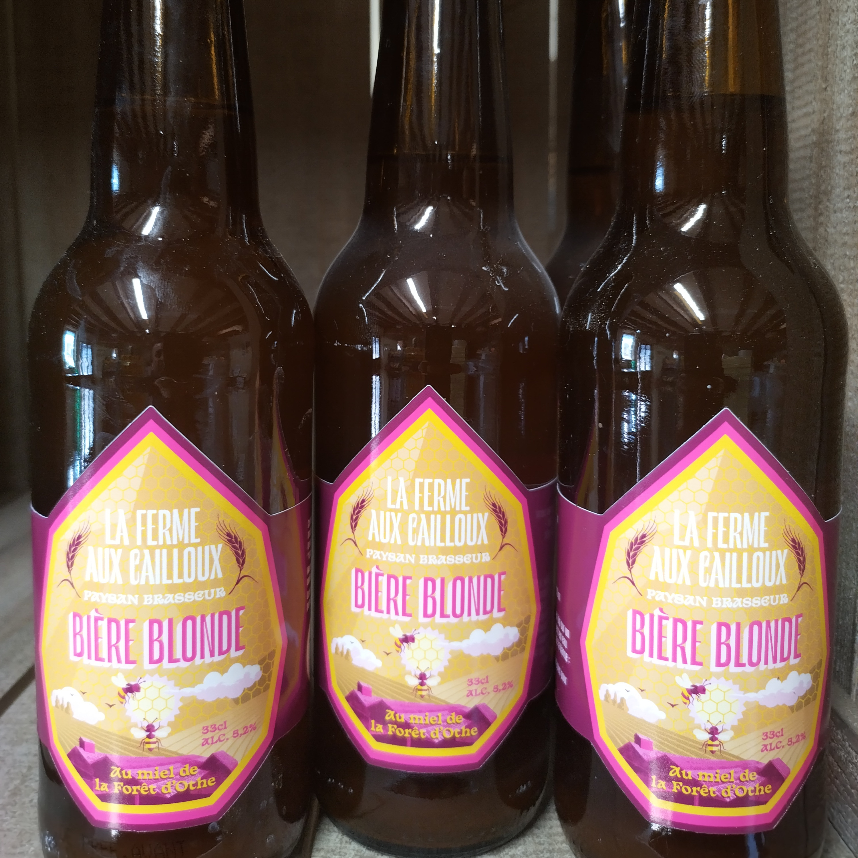 Bière blonde au miel 75cl
