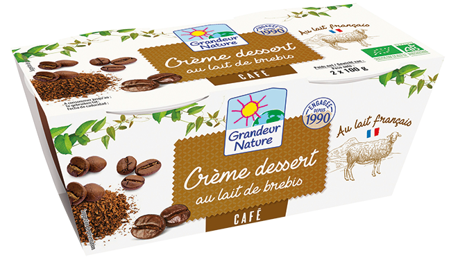 Crème dessert Brebis Café - 200g