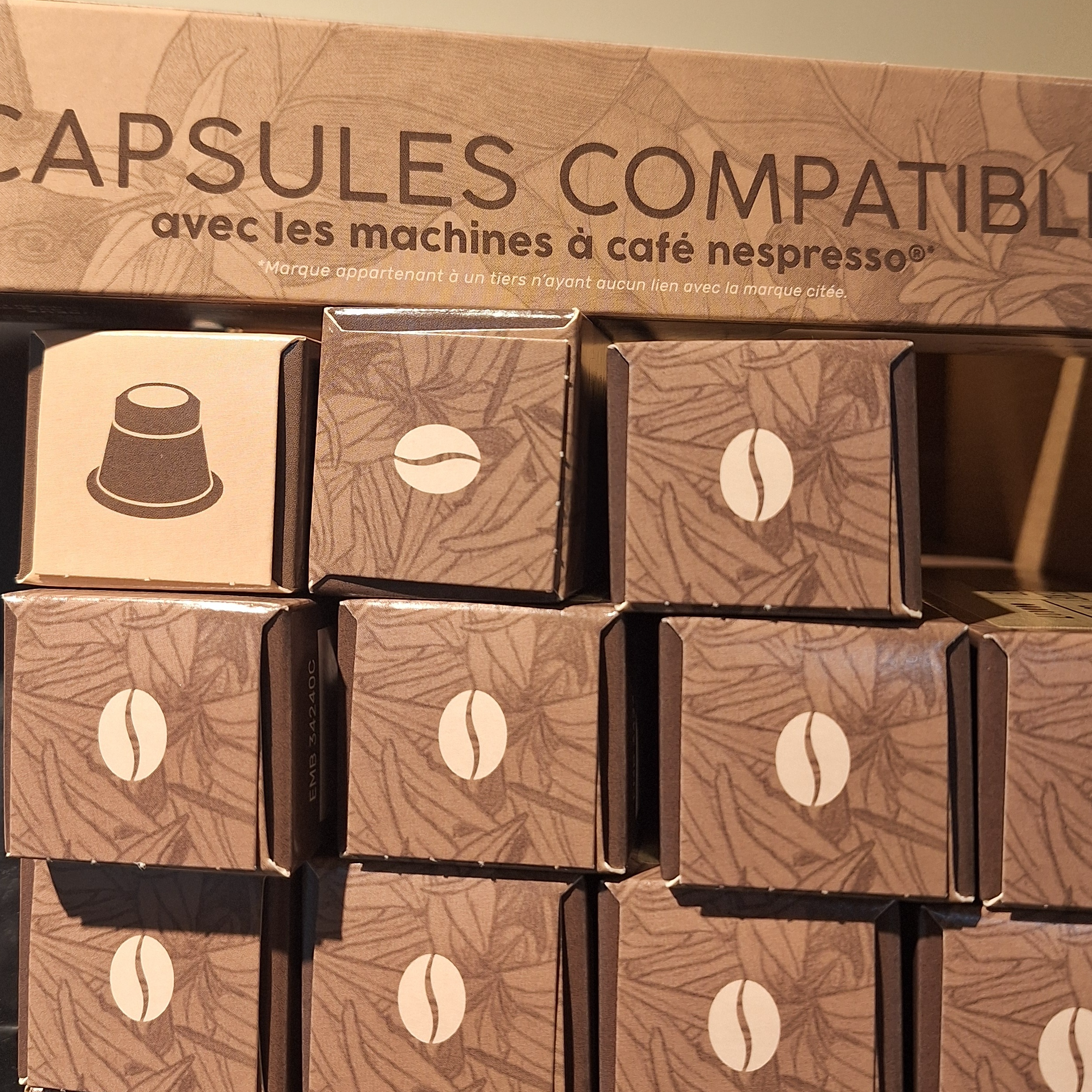 CAFE CAPSULE LOT DE 10 MOKA