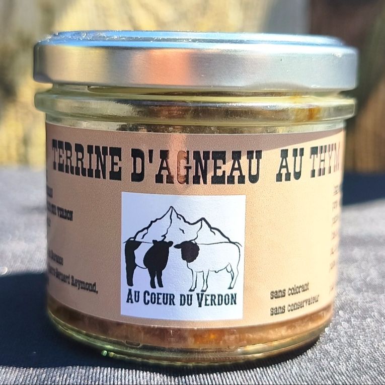 terrine d’agneau au thym - 90g