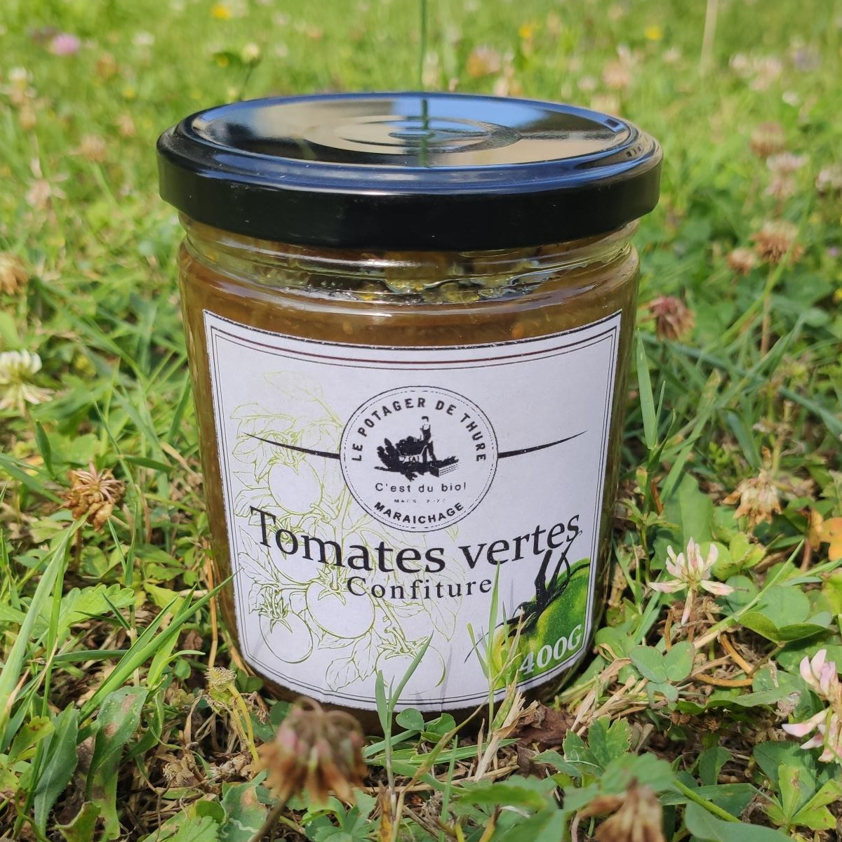 Confiture tomate verte - citron - 400g