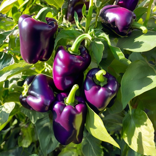 Poivron Violet-Rouge ‘Oda’  Bio