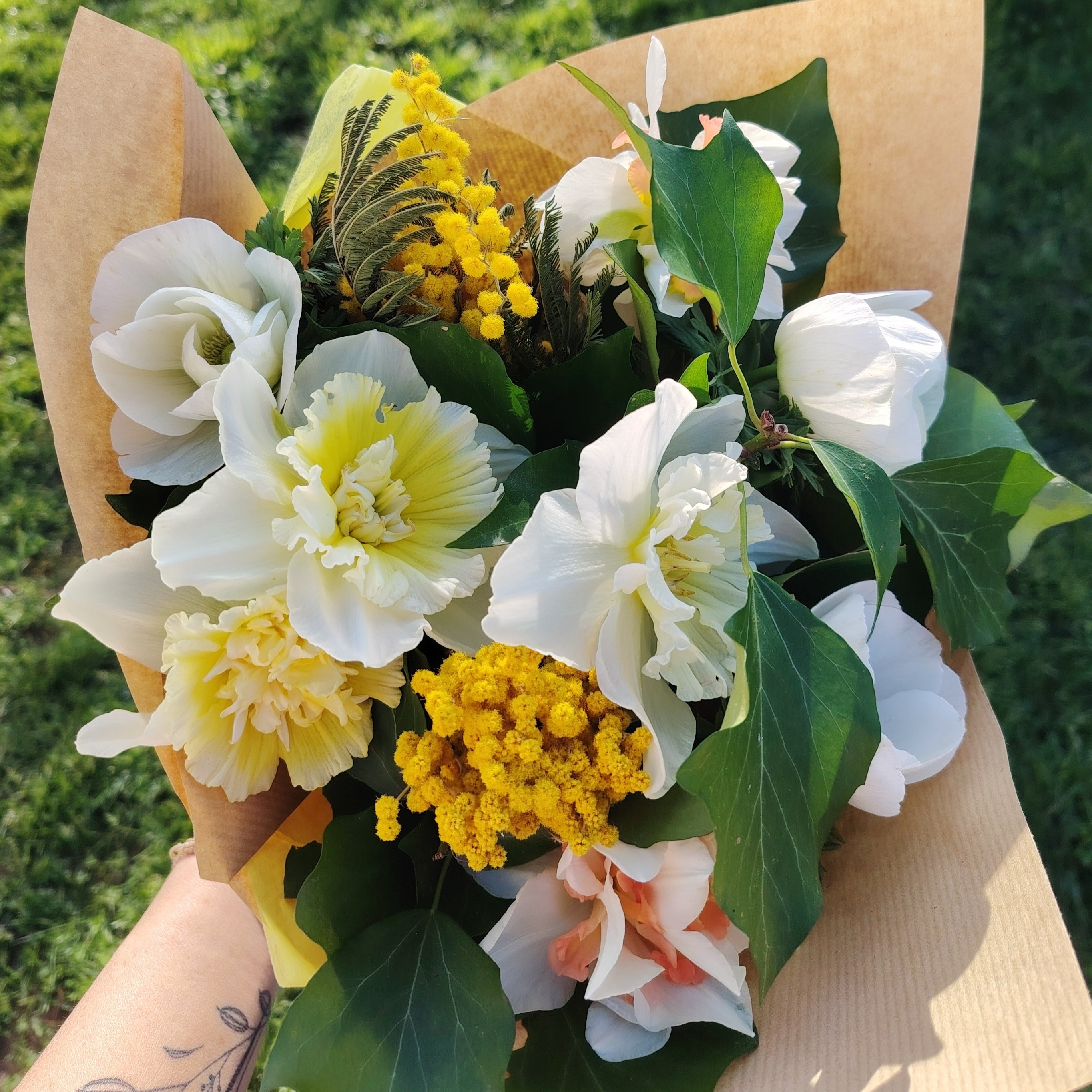 Bouquet fleurs fraîches (petit)