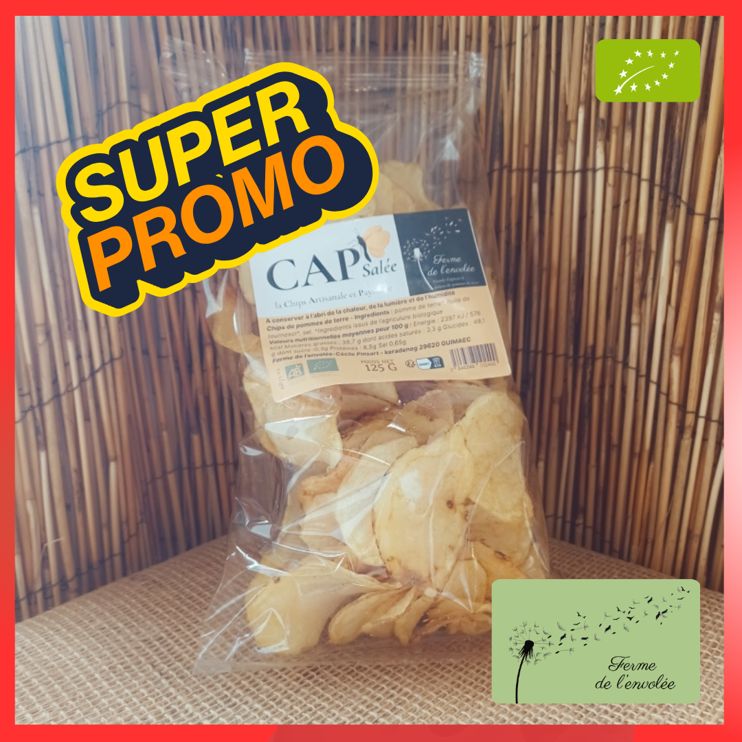 PROMO !! 2 PAQUETS DE CHIPS +1 OFFERT - 125g