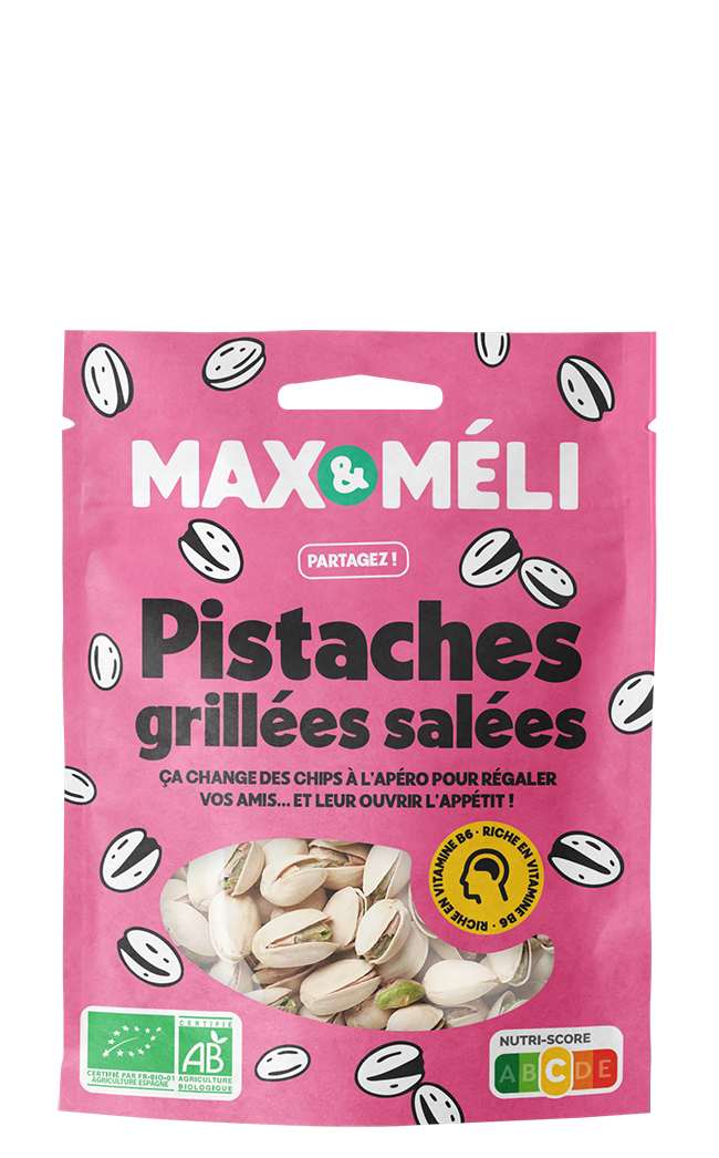 Pistaches grillées salées - 125g