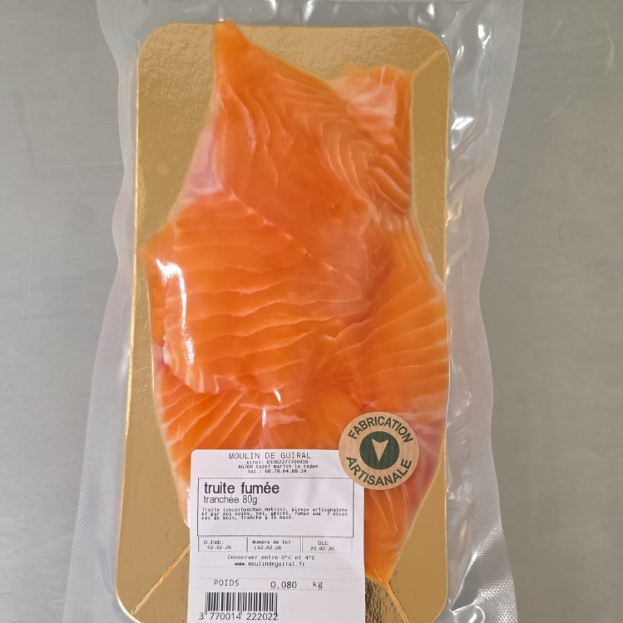 Truite fumée 100gr