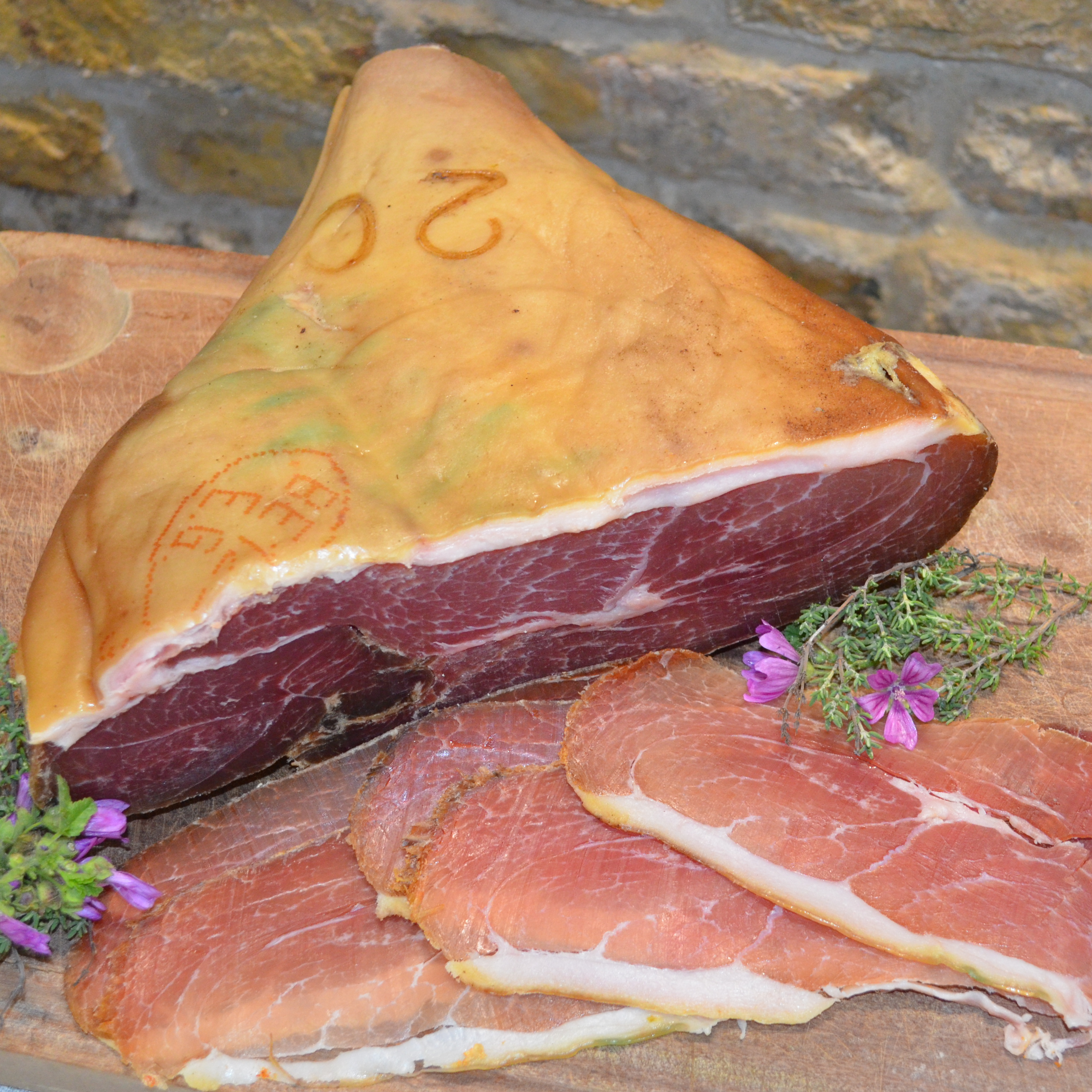 Jambon sec en tranche - 0,1kg