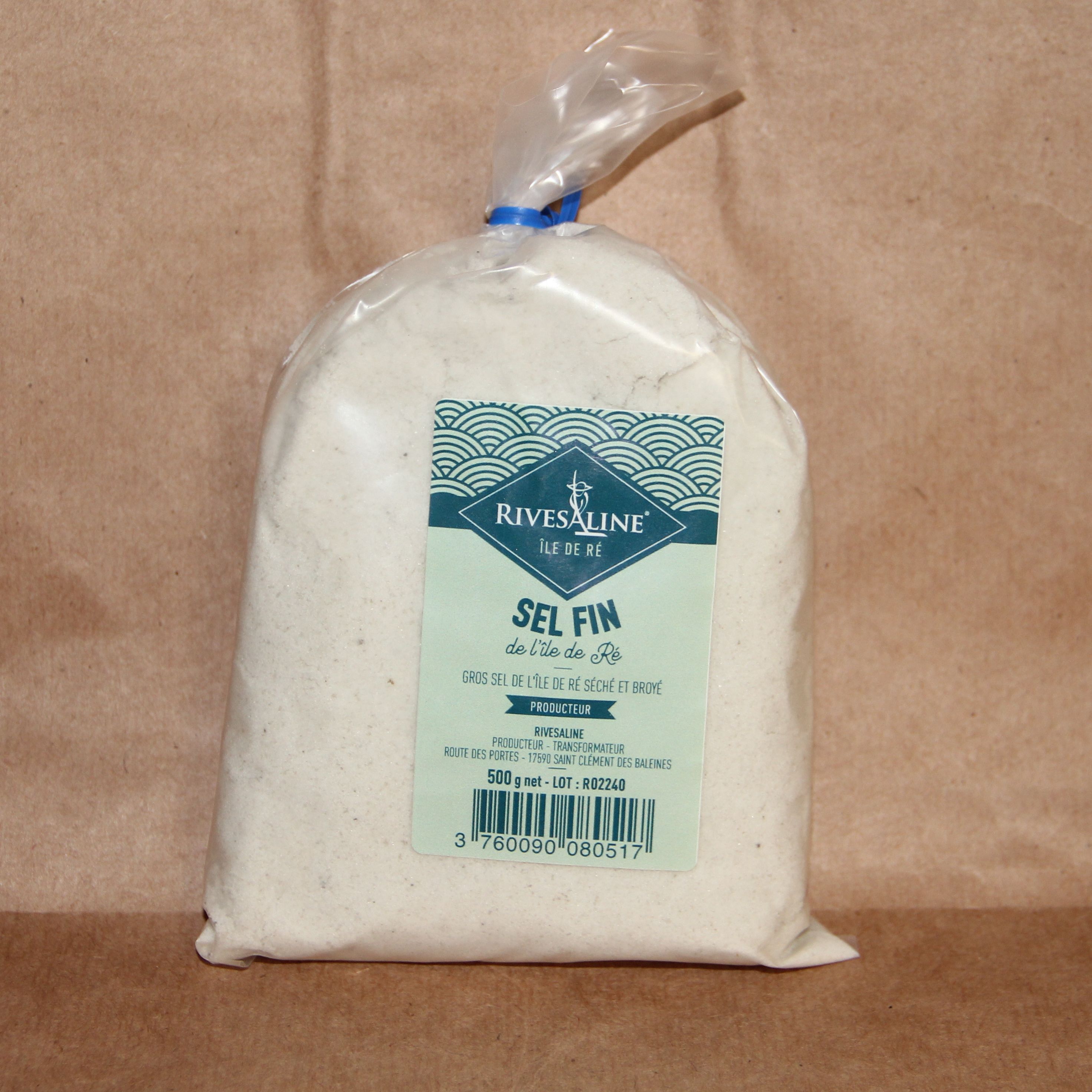 Sel fin séché Rivesaline 500 g