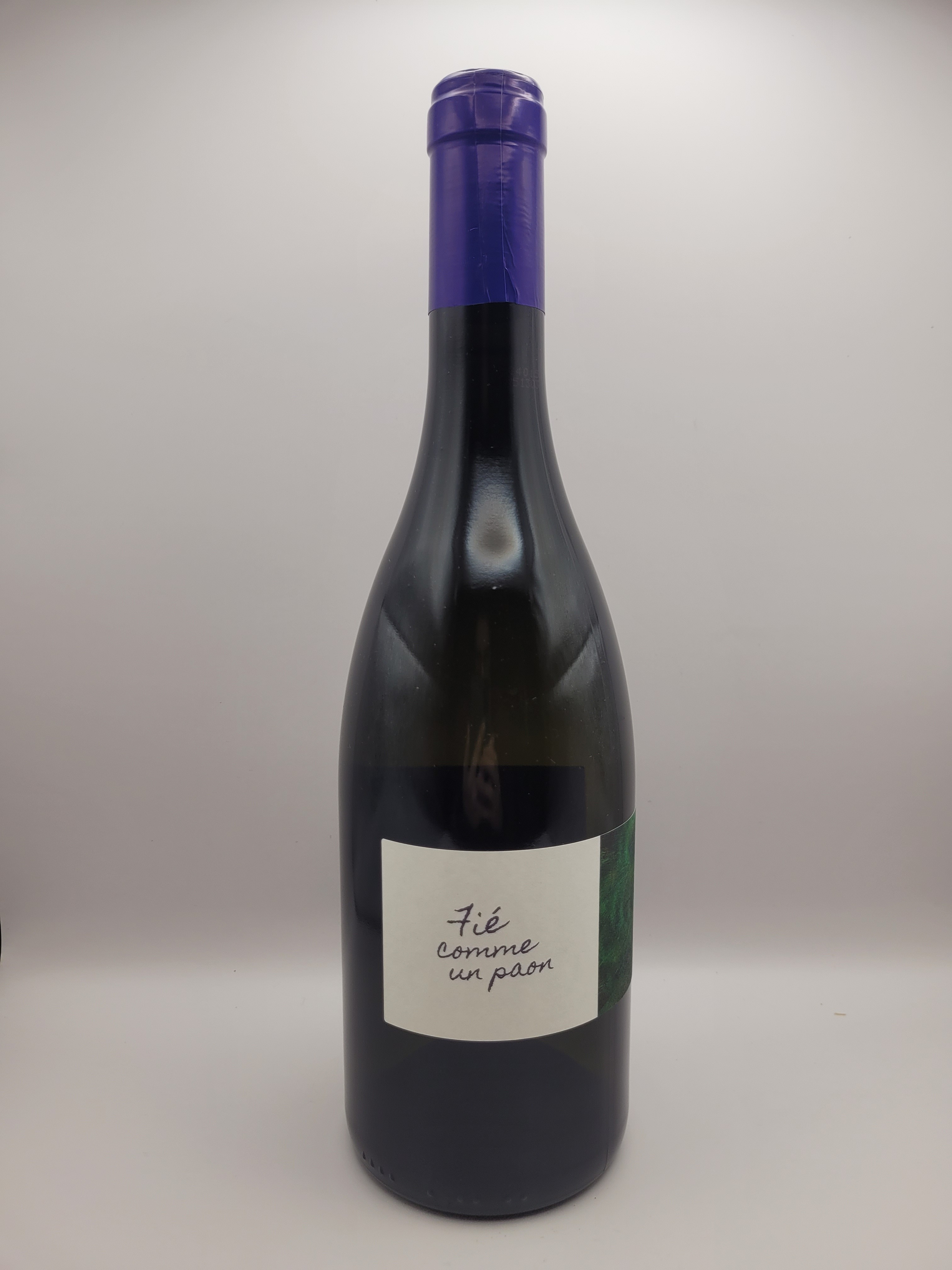 Fié comme un paon - vin blanc 75cl