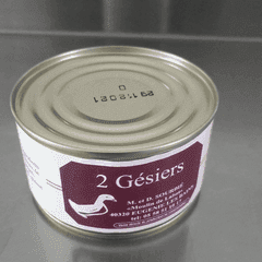 Gésiers confits en boite