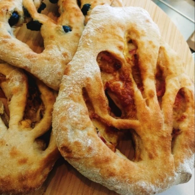 Fougasse Chorizo - Emmental Gratiné