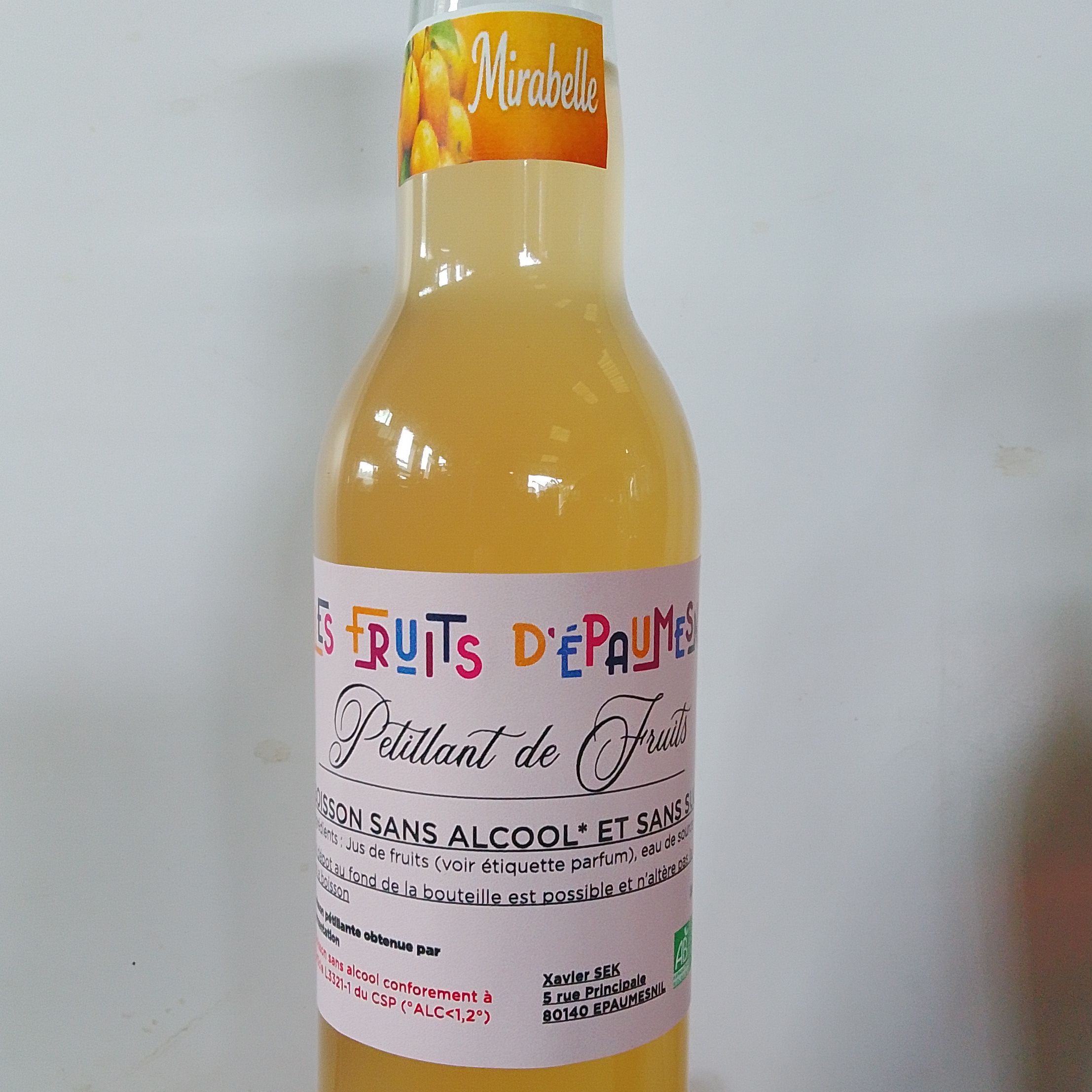 pétillant de Mirabelle - 33cl