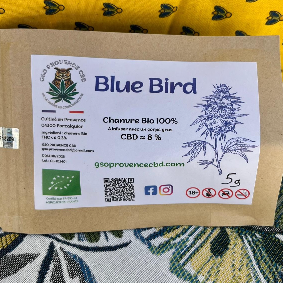 Fleurs de CBD Blue Bird