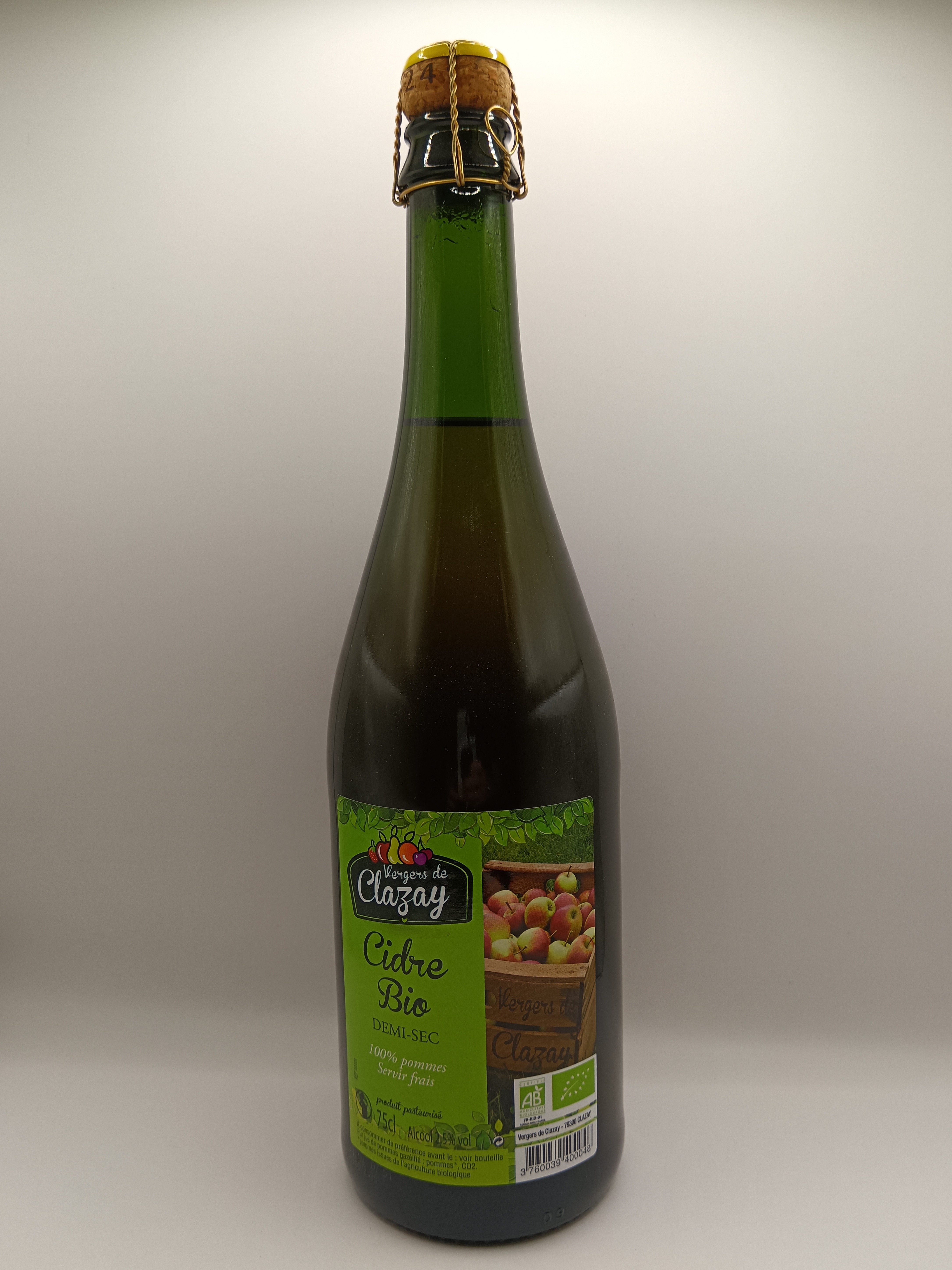 Cidre Demi-Sec 2,5% alc  75CL