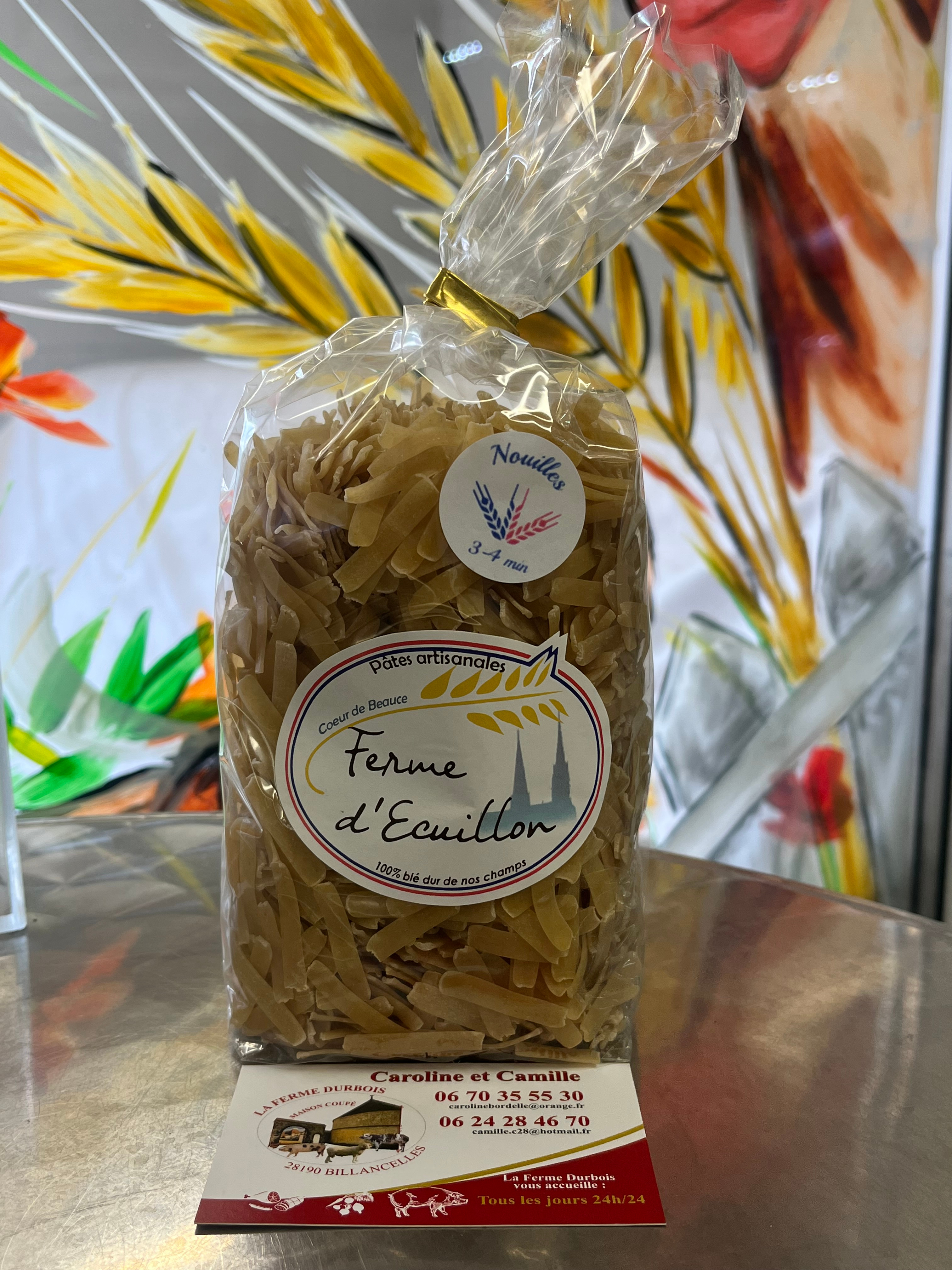 Pâtes artisanales Nouilles Ferme d'Ecuillon - 300g
