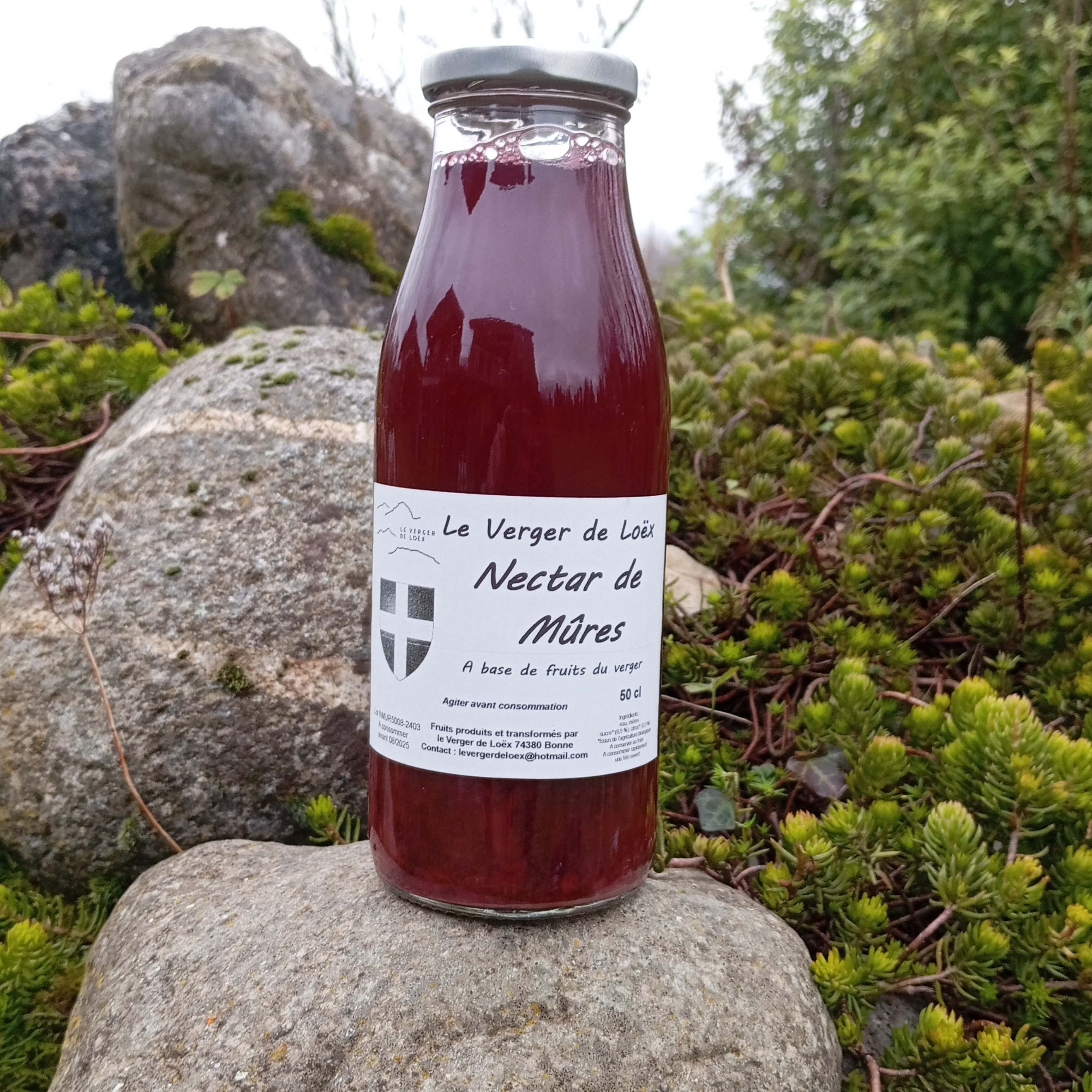 Nectar de mûres BIO du verger - 0,5L - 0,5l