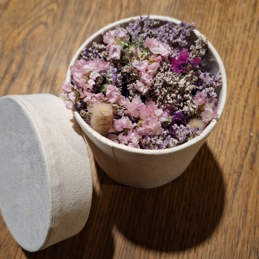 Boite le "Trésor des parcelles" diamètre 10 cm